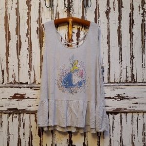 Ruffled alice in wonderland shirt